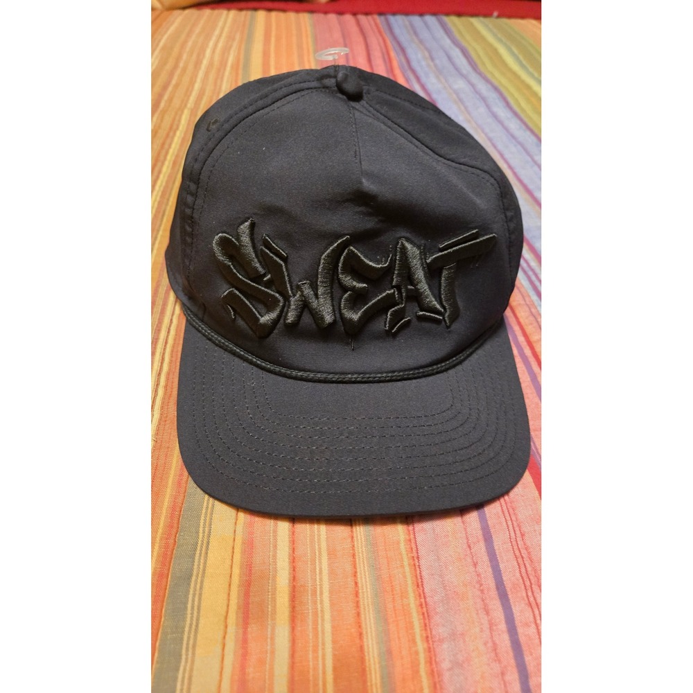 Dome Hats Black Sweat 3D Embroidered Performance Baseball Cap NOLO Logo Hat